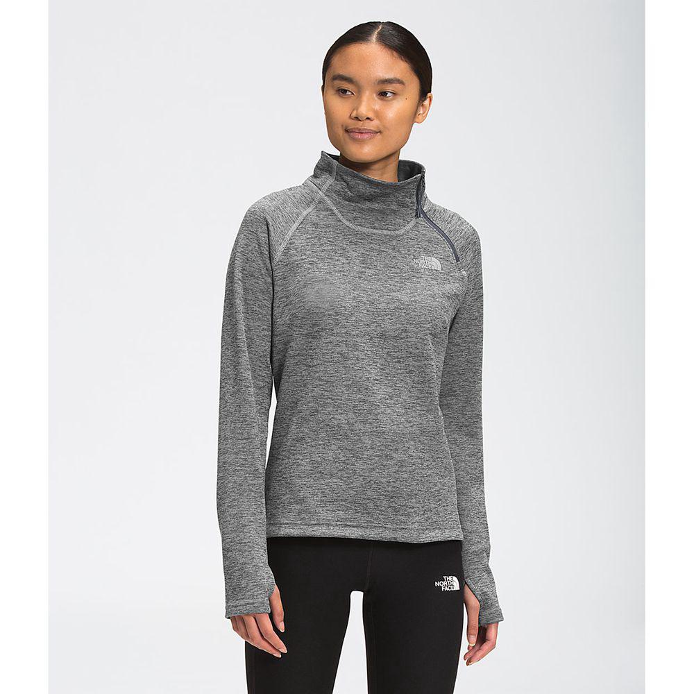 The North Face Canyonlands ¼ Zip Γυναικεια Fleece - Γκρι (KRHS80527)